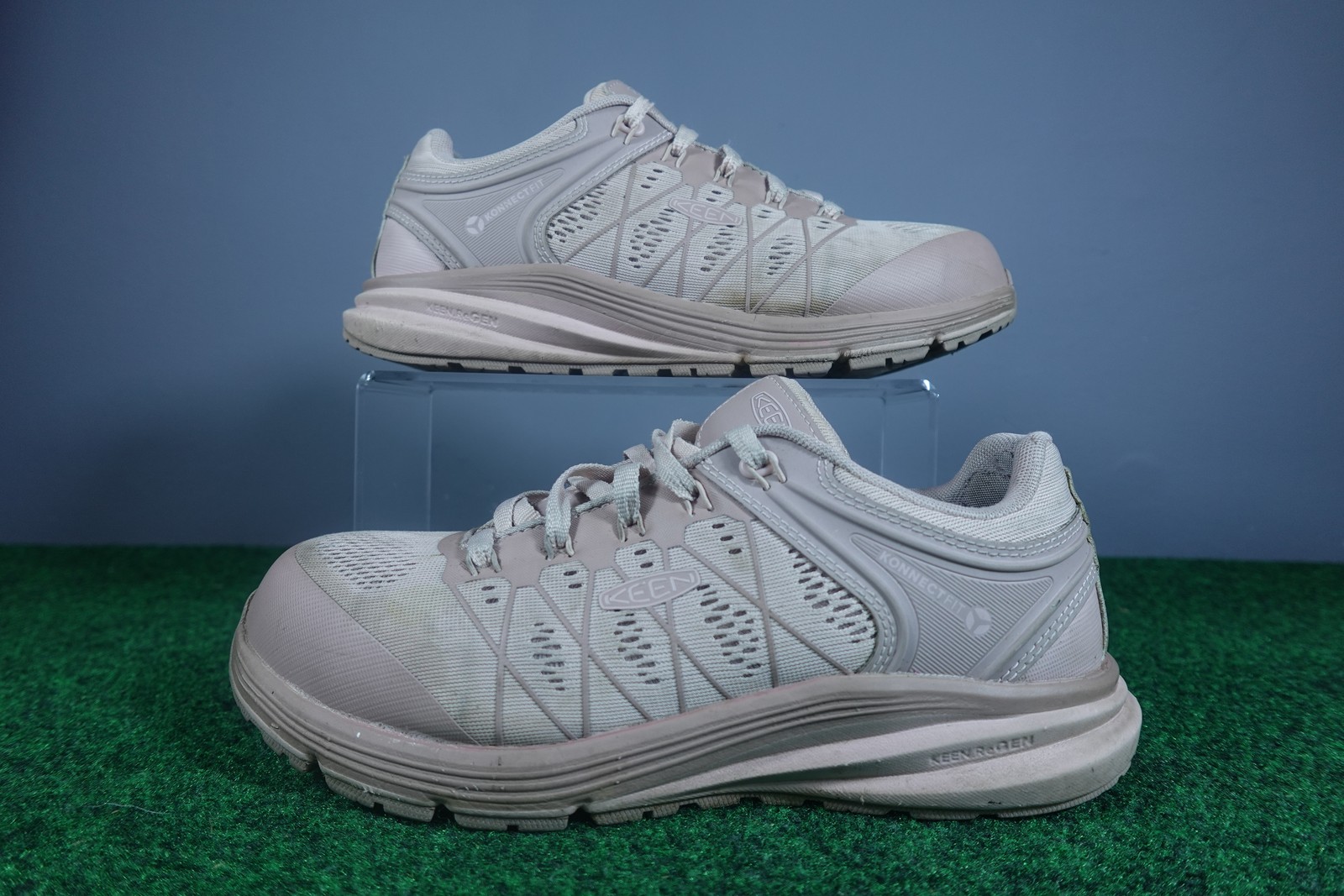 Scarpe Keen Utility donna taglia 9 5 W grigie KonnectFit punta carbonio lavoro antiscivolo EH