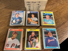 1981-1987 Fleer Baseball 475+ Card Lot, NO Stars, Dups, EX+