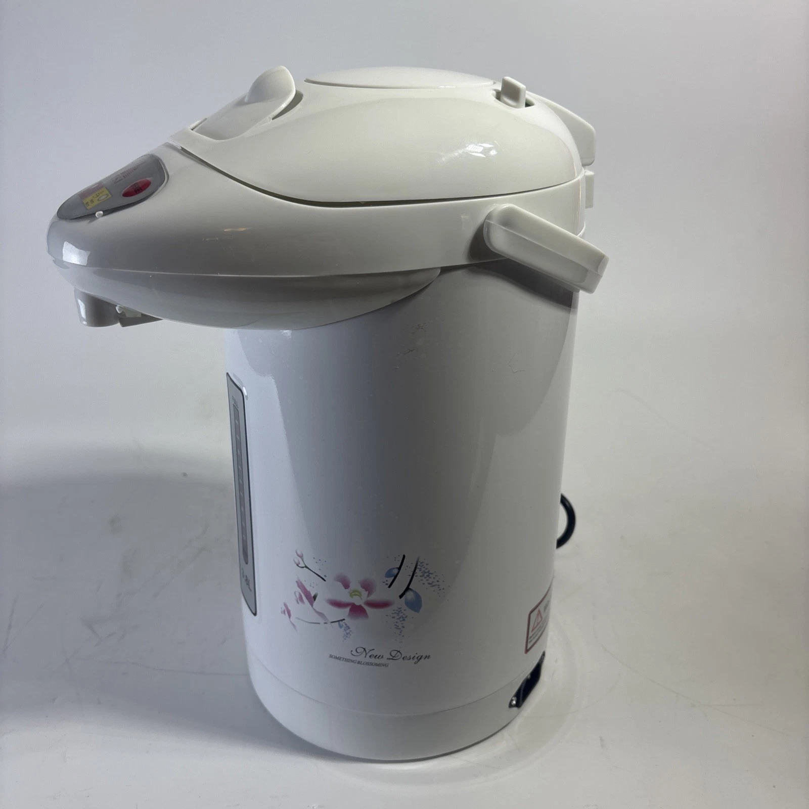 Electric Kettle And Hot Water Dispenser Stainless Steel 3.8 L 128.5Oz White