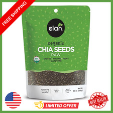 Elan Organic Chia Seeds, Non-GMO, Vegan, Gluten-Free , Superfood 8.8 oz NEW US*
