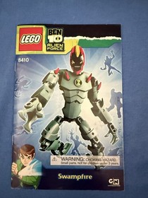 LEGO Ben 10: Alien Force: Swampfire 8410 w/ Original Box, Instruction Manual CN