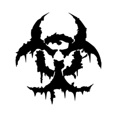 Bio Gefahren Schild Vinyl Aufkleber Sticker für Wand, Tür, Fenster, Gaming Laptop PC