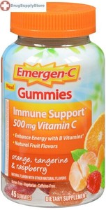 Emergen-C Immune Support Vitamin C Gummy Mixed Fruit 45 gummies  eBay