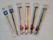 New Metal Set of 6 Diana Boye Crochet Hooks Multi Colors Sizes 7,D,D,E,H,  I