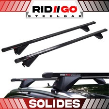 Stahl Schwarz Dachträger für Audi A4 B9 Allroad AB 16 Offene Dachreling R8