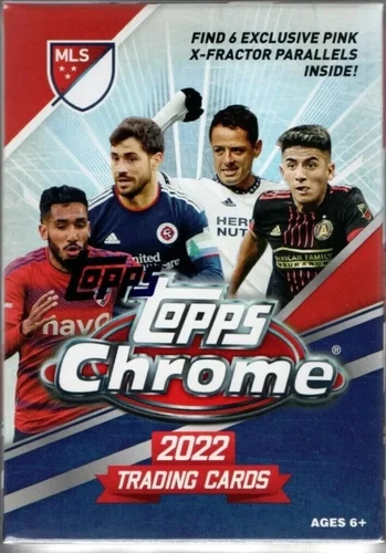 2022 Topps Chrome MLS Major League Soccer Factory Sealed Blaster Box