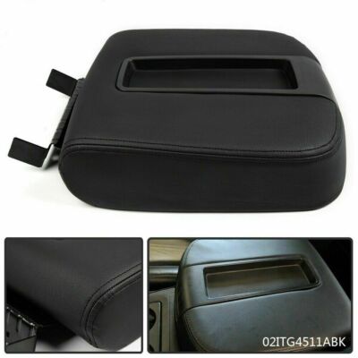 Fit For Chevrolet Silverado GMC Sierra 2007-14 Ebony Center Console Armrest Lid