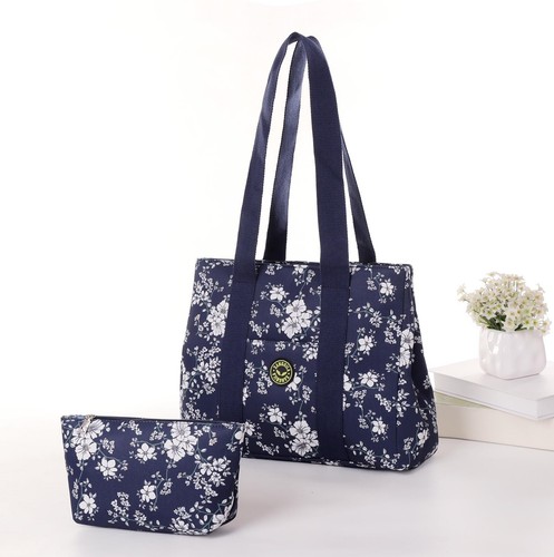 Diseño Temporada Nylon Arrugado Mujer Hombro Medio con Bolsas de Cosméticos 2 en 1 - Imagen 22 de 36