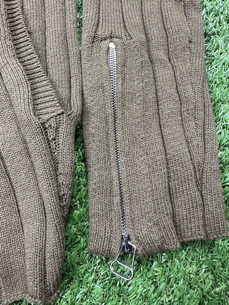Kiko Kostadinov Harkman Knit Zip Cardigan in Brown size IT Kiko Kostadinov Harkman Knit Zip Cardigan in Brown size IT