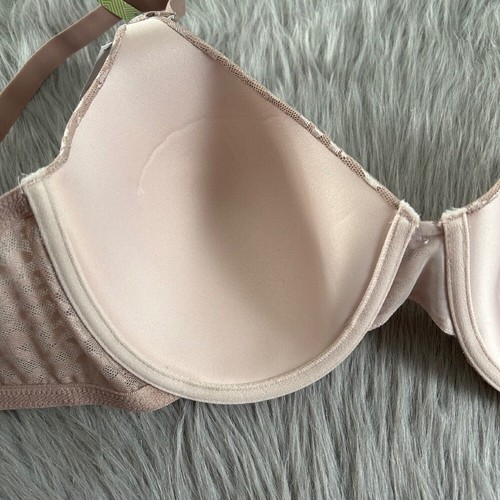 Maidenform T-Shirt Reggiseno Donna Taglia 40DD Beige Leopardato Ferretto Chiusura Schiena - Foto 6 di 7