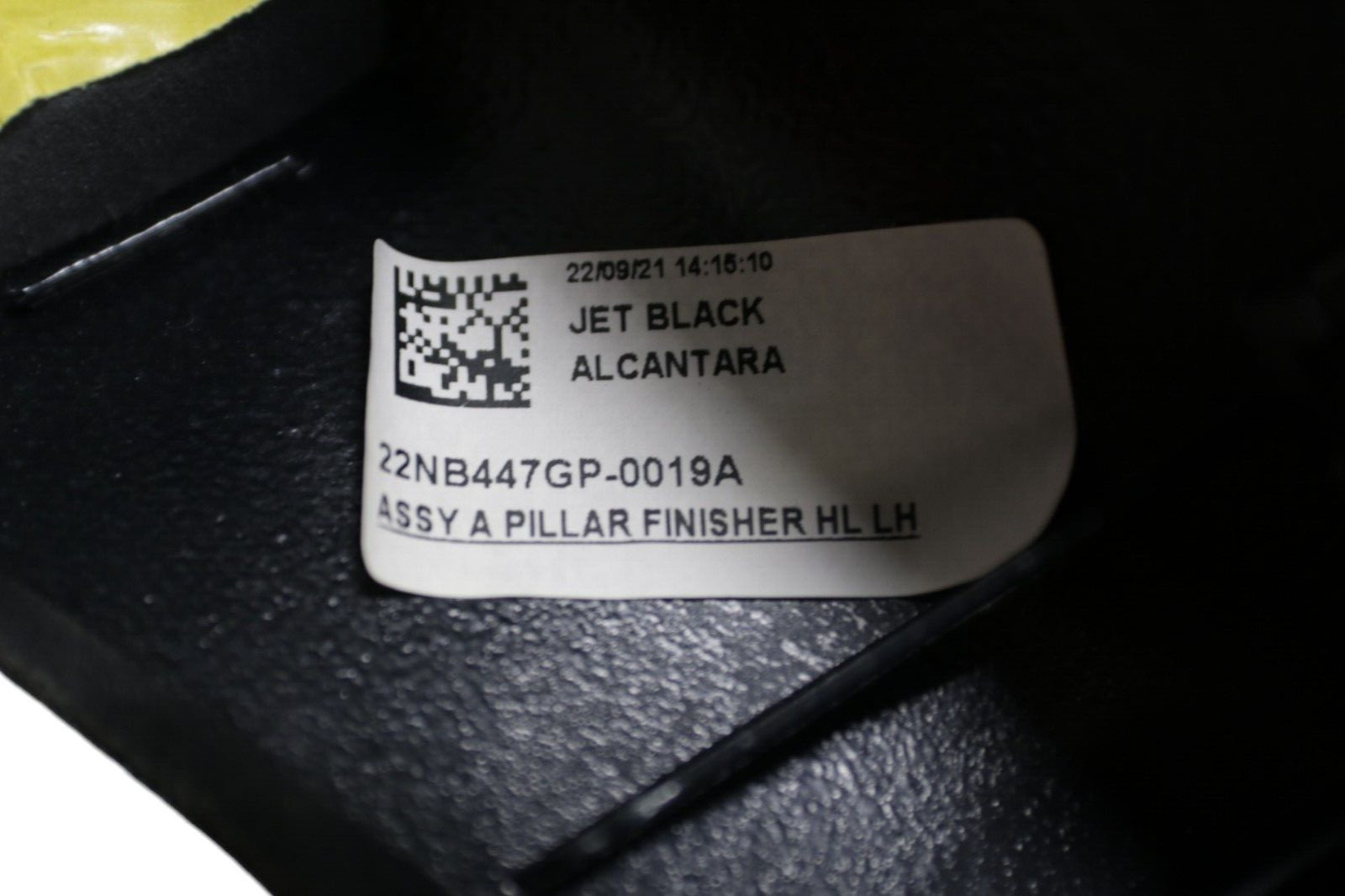 McLaren GT Coupe Alcantara Interior Pillar Trim Set 2020 2021 2022 2023 OEM