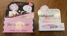 Hollywood Sweater Saver Brick & Fashion Tape Removes Pilling Holds Clothing NEW✨
