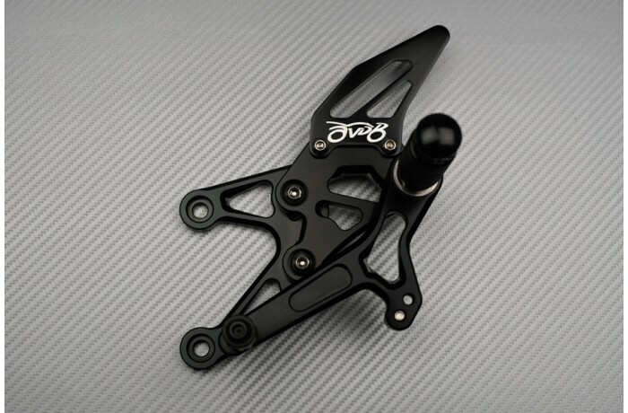 Commandes reculées Yamaha YZF R1 2007-2008 dorées ajustables RN19 - 4