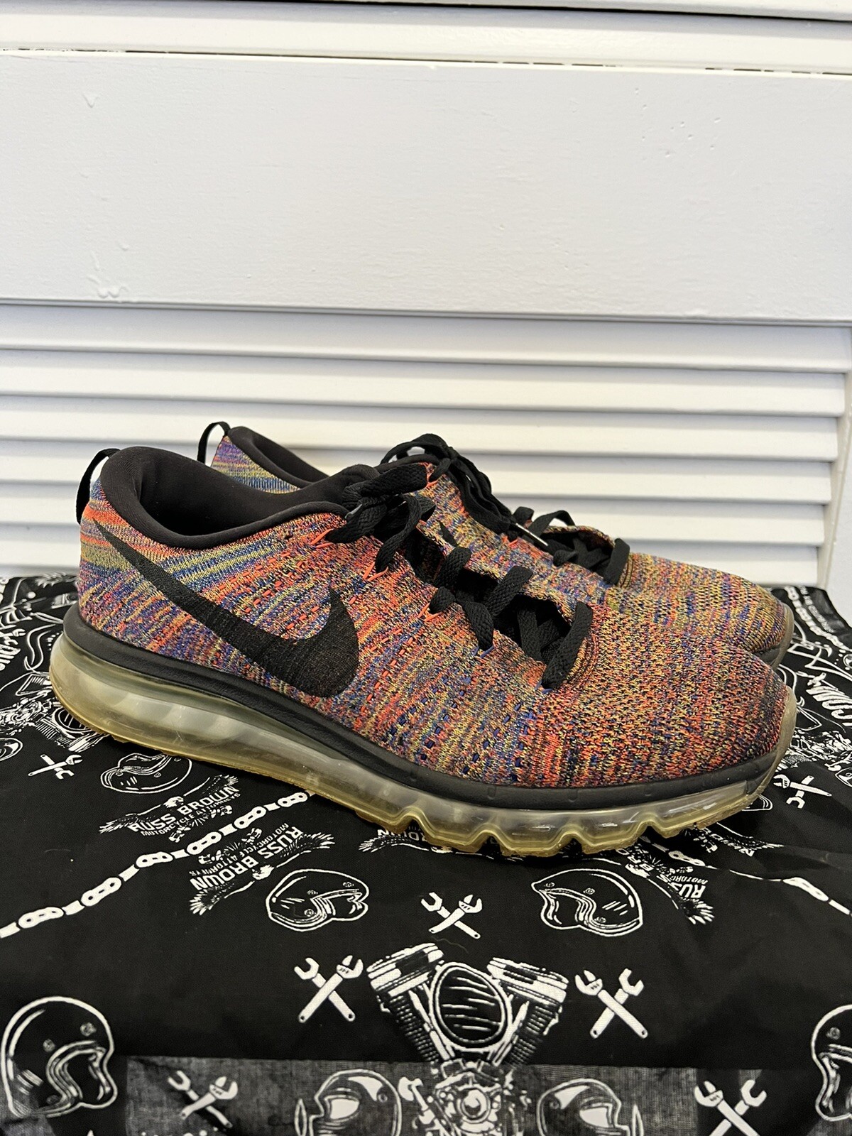 Size 10.5 - Nike Air Max 2015 Flyknit Black for sale online | eBay