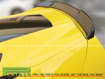 2014-2017 Chevy Corvette C7 JPM Stingray Trunk Spoiler Lip Painted Gloss Black