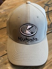 NWT Kubota Fitted 57cm Emb cap hat. adjustable A15