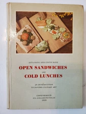 Asta Bang and Edith Rode 1953 Open Sandwiches and Cold Lunches 1953  1stEdition