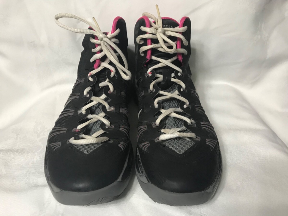 Men's Nike hyperdunk high top shoes black pink size 8 1/2 | eBay