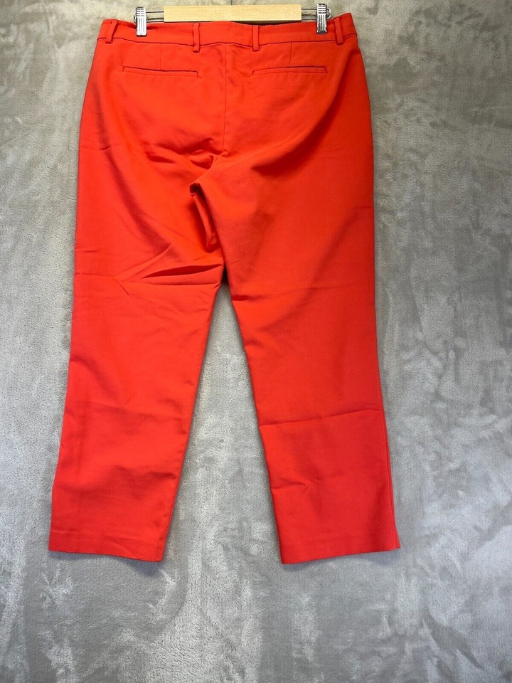 Liverpool Jeans Company Chino Pants Women's 12 Red Pockets Skinny