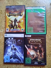 Spielesammlung PC CD: Star Wars Force Unleashed II, Knights of the old Republic,