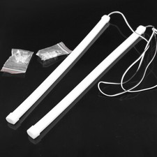 2x LED 30CM Auto Flexible Tagfahrlicht Tagfahrlicht Soft Tube Lampe Weiß