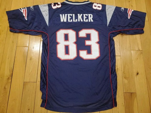 2007 Reebok On Field Wes Welker NEW ENGLAND PATRIOTS NFL Team Replica JERSEY M - Picture 12 of 14
