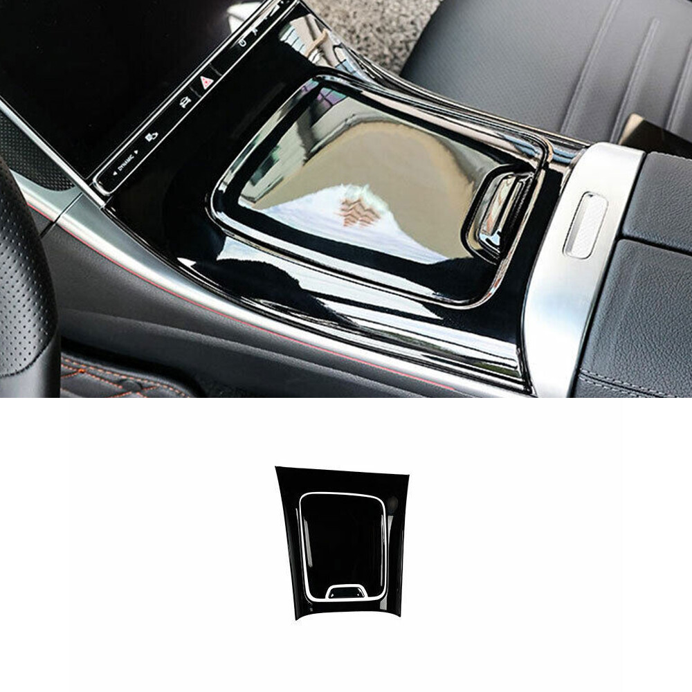 does mercedes have cigarette lighter Console Cigarette Lighter Panel Trim For Benz C-Class W206 22-2023 Bright  Black