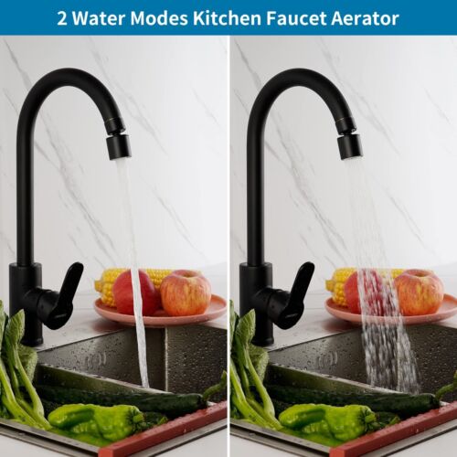 Swivel Faucet Aerator,360° Big Angle Rotate Kitchen Sink Faucet Attachment - Picture 26 of 46