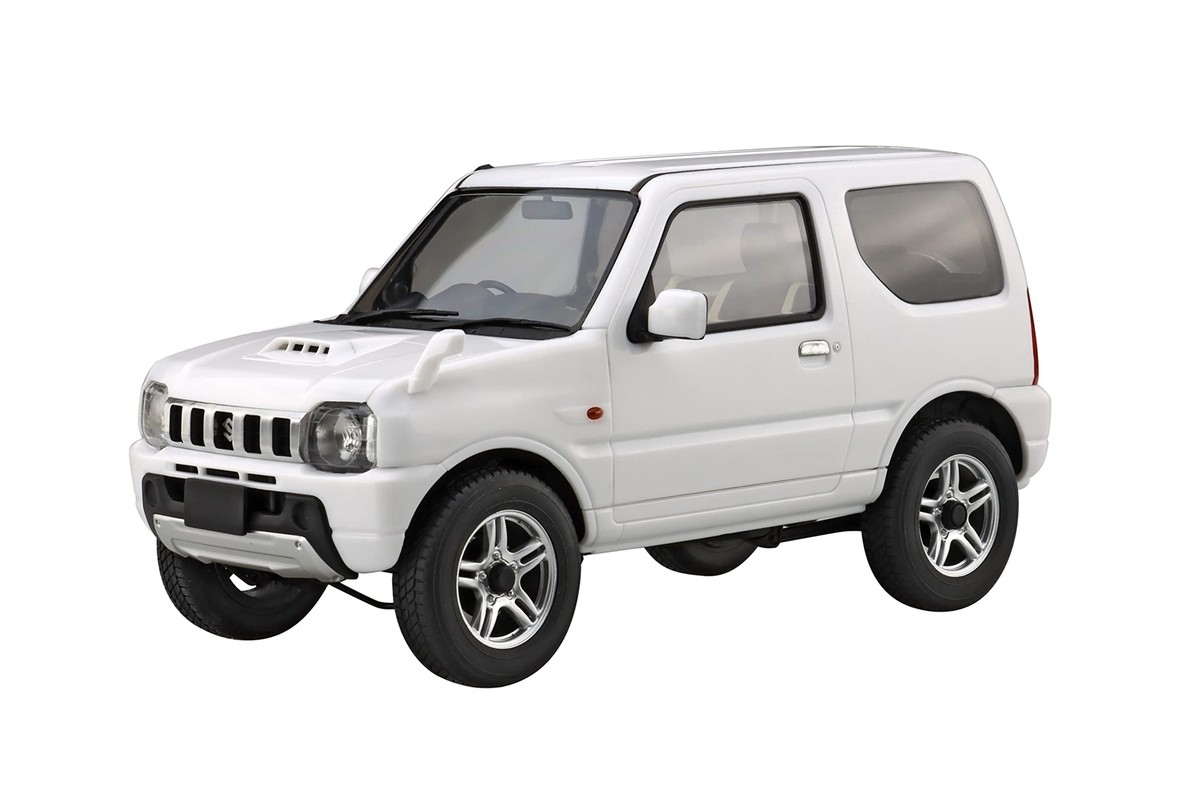 ジムニー FUJIMI 1/24 No.16 SUZUKI Jimny JB23 (LAND VENTURE/Pearl White) Kit