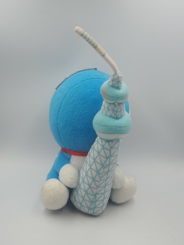 Doraemon B1108 Tokyo Tower Keychain Mascot 7" Stuffed Plush Toy Doll Japan - Picture 5 of 9