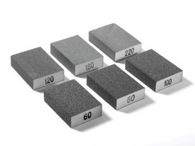 6 pcs Drywall Sanding Sponge Set Wet Dry Foam Sand Paper Blocks Pads 60-220 Grit