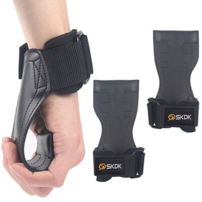 Profi Zughilfen Zughilfe Grips Fitness Sport Handschuhe Krafttraining Herren