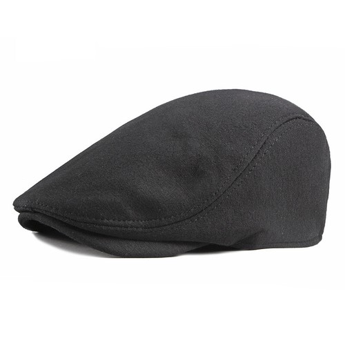 Men's Ivy Hat Solid Fashion Cotton Gatsby Golf Driving Cabbie2 Flat Cap Newsboy - Picture 4 of 22