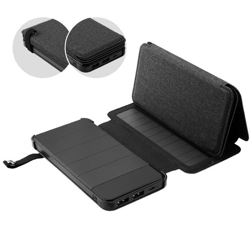 Solarpaneel 6W mit Power Bank 8000mAh (29,6Wh), ES8000B - Zdjęcie 8 z 12