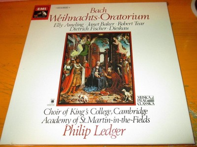 Langspielplatten Box - Johann Sebastian Bach - Weihnachts-Oratorium