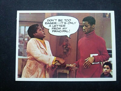 1975 Topps Good Times Card # 23 Don't be too eager--it's only a letter... (EX)