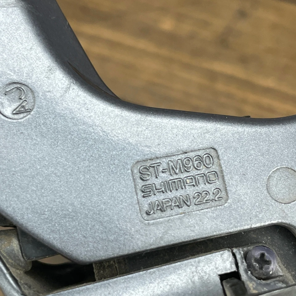 Juego de palanca de cambios vintage Shimano XTR ST-M960 9s freno de palanca de cambios 9 velocidades M960 PIEZAS Foto 4 de 4