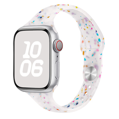 Breathable Sport Band Silicone Strap For iWatch Series 9 8 7 6 5 4 3 2 Ultra SE