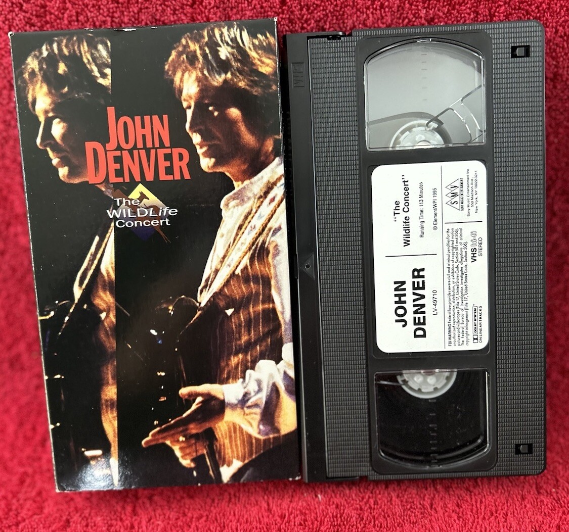 John Denver - The WILDlife Concert 1995 VHS 113 minutes