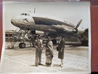 Vintage 3 Photo Ensemble Air-India International Avion Reine De Jhansi 1954 #
