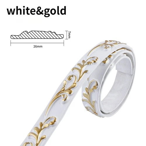 Frame Mold Wall Border Skirting Waist Line 3D Ceiling Edge Self-adhesive - Picture 15 of 20