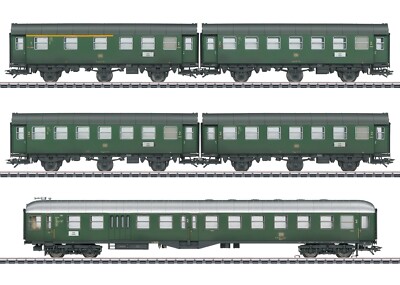 MARKLIN 41326 DB Carriage Set B3yegb and AB3yegb + B3eygb + BDymf 457 ep. IV sound