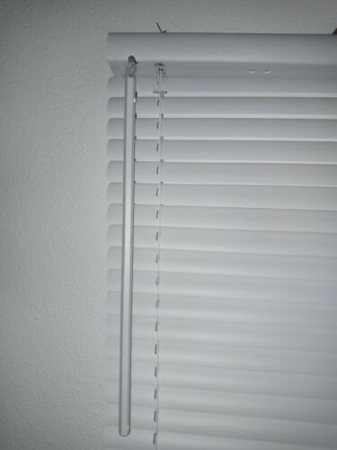 Mini cieco vinile 12"x72" cordless 1" bianco nuovo sigillato Champion TruTouch 527397 - Foto 9 di 12