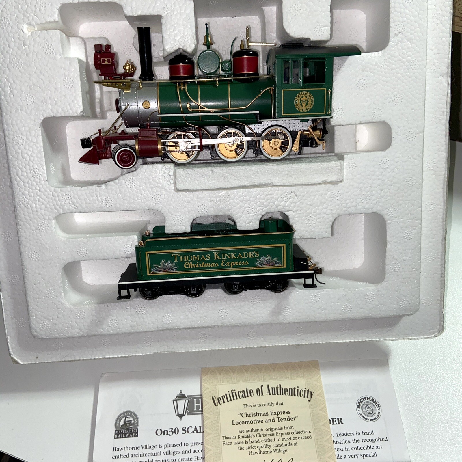 hawthorne village thomas kinkade christmas express