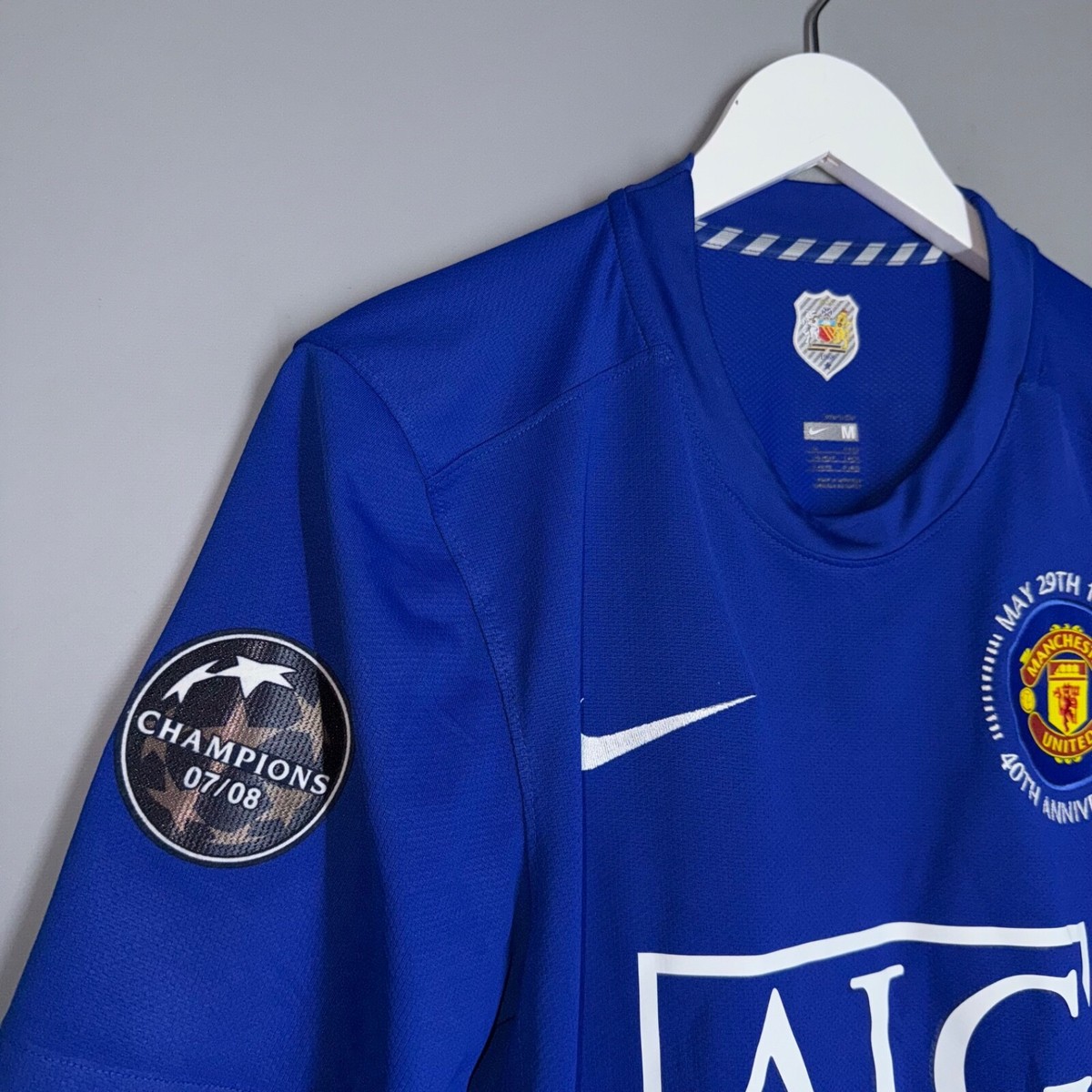 ぐるぐる　MAN UNITED - 2008/2009 Manchester United 2008-09 Third Shirt (XL) (Mint) – Classic