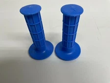 MX VINTAGE STYLE LIGHT BLUE FULL WAFFLE GRIPS  HONDA XR XL CR MR SL CRF MT  