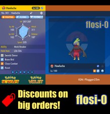 6IV Shiny Hawlucha Pokemon Scarlet and Violet