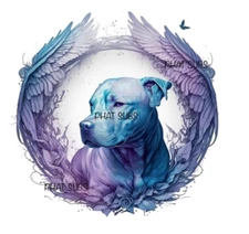 Sublimation Print My Angel Pit Ready to Press Heat Transfer