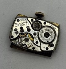Vintage BULOVA 7AA 21 Jewel Ladies WATCH MOVEMENT-Running 4 Repair