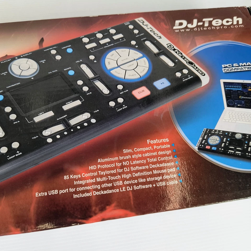DJ Tech Computer DJ Controller Keyboard *Brand New Sealed - Image 3 of 4